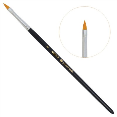 Planet Nails Кисть для дизайна «язык» №2 13562