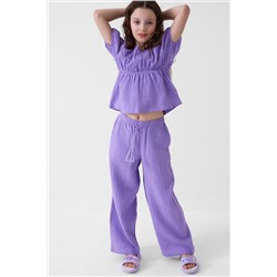 Комплект текстильный для девочек: блузка, брюки PLAYTODAY, 1240283