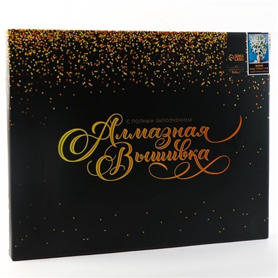 Алмазная вышивка полное заполнение «Лилии», на раме, 40×50 см