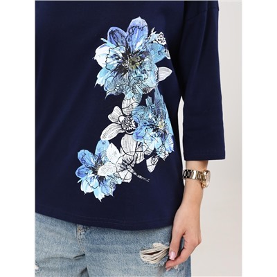 Мимулус - футболка чернильный