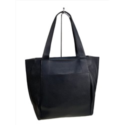 Женская сумка из искусственной кожи, цвет черный