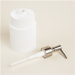 Аксессуары для ванной SL Home, 3 предмета: дозатор, мыльница, стакан, белые