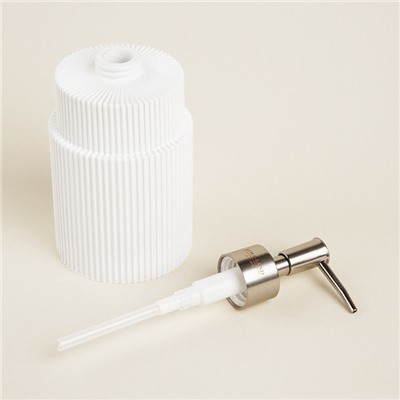 Аксессуары для ванной SL Home, 3 предмета: дозатор, мыльница, стакан, белые