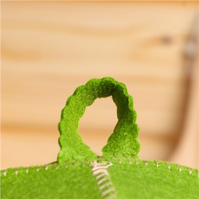 Шапка для бани и сауны «Классическая», полиэфир, зелёная, «Добропаровъ»