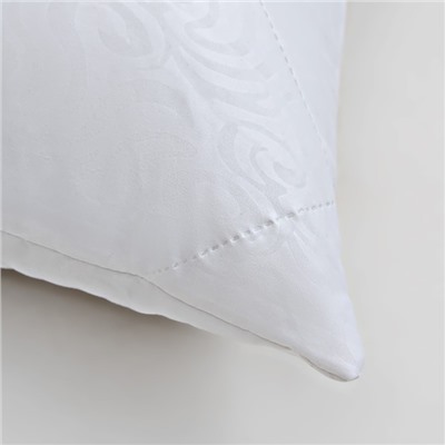 Подушка 50×70 см, белый, файбер, микрофибра, 100% полиэстер