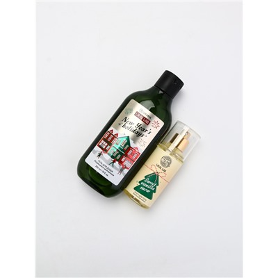 Подарочный набор Happy New Year: гель для душа и мист для тела, белый, URAL LAB