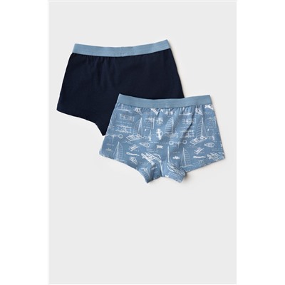 Трусы трикотажные для мальчиков - боксеры, 2 шт в комплекте PLAYTODAY, 1239856