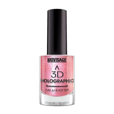 LUX visage Лак для ногтей Holographic №719 11г/6 розовый кварц