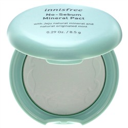 Innisfree, минеральная компактная пудра, контроль жирности, 8,5 г (0,29 унции)