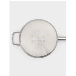 Ковш Hanna Knövell, 4 л, d=20, h=12.5 см, с крышкой, толщина стенки 0.8 мм, индукция, нержавеющая сталь