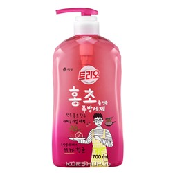 Средство для мытья посуды гранат Kerasys Trio Red Vinegar Dishwash, Корея, 700 мл Акция