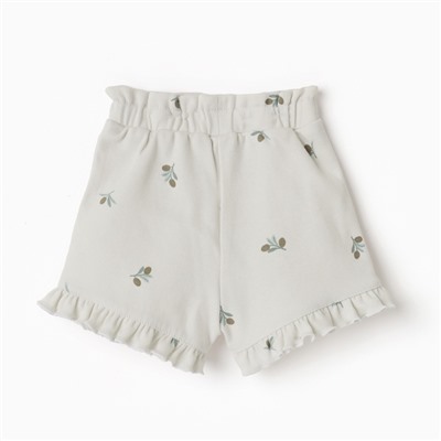 Шорты с рюшами «Крошка Я» Я Olives, рост 62-68, молочные