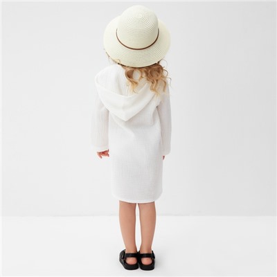 Рубашка (пончо) детская MINAKU, белая, рост 104 см