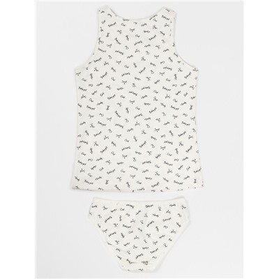 КОМПЛЕКТ ДЛЯ ДЕВОЧЕК (МАЙКА, ТРУСЫ) 447006