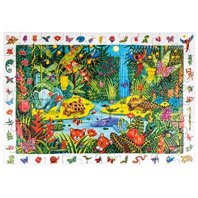 IQ Пазл с развивающей игрой 60 "Яркие джунгли" 4+