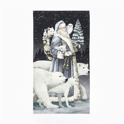 Полотенце Этель «Мгновения зимы» 40×73 см, 100% хлопок, саржа 190 г/м²