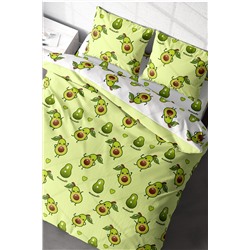 КПБ перкаль "Crazy Getup" рис. 16508-1/16508-2 Аvocado