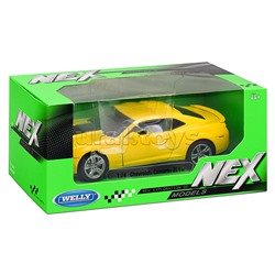 Машинка 1:24 Chevrolet Camaro ZL1, желтый