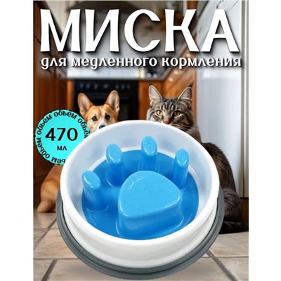 Миска 2в1 для медленного и обычного кормления gbnjvwtd