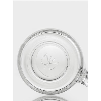 Набор кружек Green tea, 200 мл, 4 шт., стекло, прозрачный