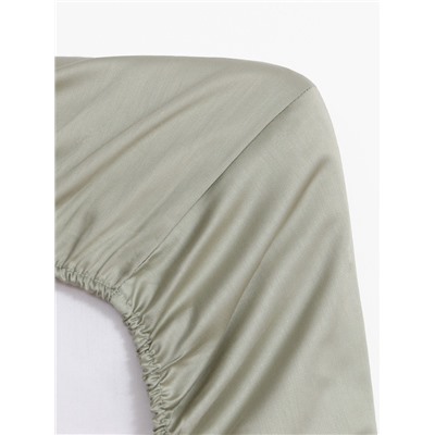 Простыня на резинке 1.5-спальная «Этель» Olive tree, 160×200+25 см, мако-сатин