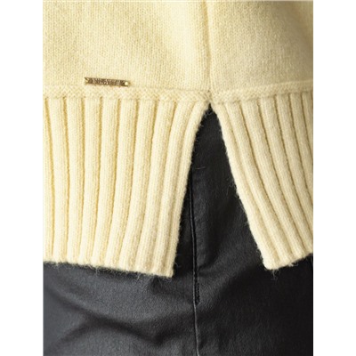 Базовый джемпер из мягкой пряжи с кашемиром с разрезами по бокам