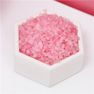 Соль для ванны в фургончике «С 8 марта!», 400 г, аромат нежная роза