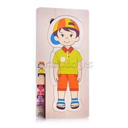 Пазл-вкладыш "Мальчик