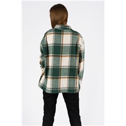 Рубашка женская в клетку 6355