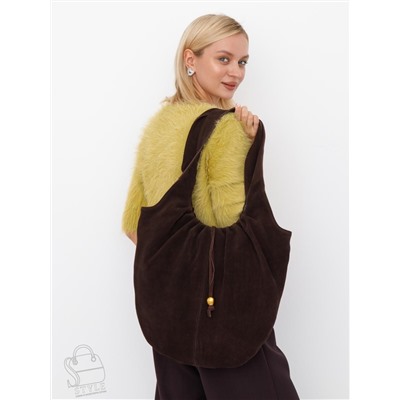 Сумка женская кожаная 1018-1MF coffee  Polina&Eiterou  в Новосибирске