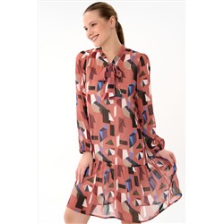 Платье Нежный акцент  – 2 (алый)