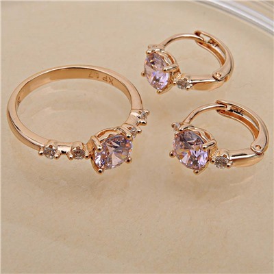 XUPING Кольцо/Серьги с замком кольцо арт. 58 0525 (id 289527)