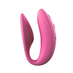 Розовый вибратор для пар We-Vibe Sync 2