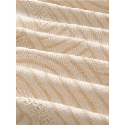 Плед «Этель» Cotton, 150×240 см, бежевый, хлопок 100%