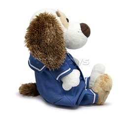 Собака Бартоломей  BABY в комбинезоне с якорем