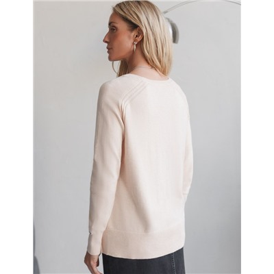 Джемпер тонкой вязки из хлопка с кашемиром