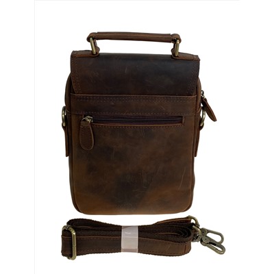 Сумка мужская из натуральной кожи, цвет коричневый