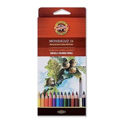 Карандаши акварельные 24цв Mondeluz 3718/24 Koh-I-Noor