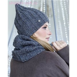 MM 1142 S 1142 Комплект женский флис (колпак+снуд) (56-58)