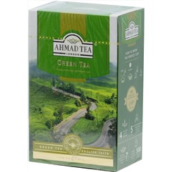 AHMAD TEA. Green tea 100 гр. карт.пачка