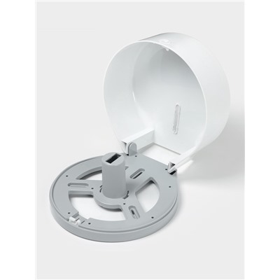 Диспенсер для туалетной бумаги SAVANNA, пластик, белый, втулка 4 см