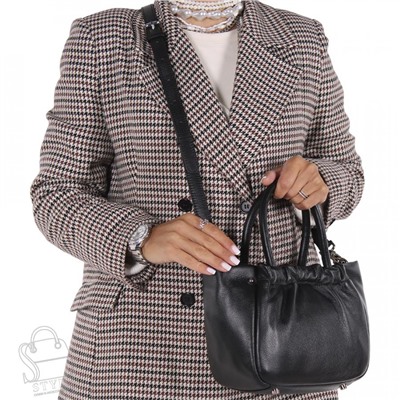 Сумка женская кожаная 3577VG black Vitelli Grassi