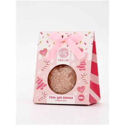 Соль для ванны, 200 г, аромат сладкая вата, URAL LAB