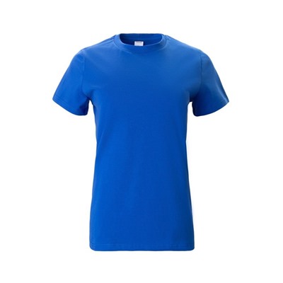 Футболка женская однотонная MINAKU: Basic line, цвет электро, размер 54