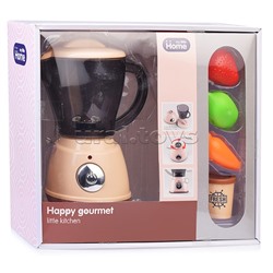 Бытовая техника "Соковыжималка" с набором продуктов, бежевый, (свет, звук) в коробке