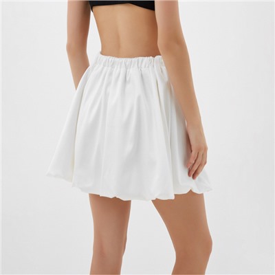 Юбка мини баллон женская MIST, размер L, молочная