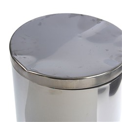 УЦЕНКА Ведро мусорное с педалью Доляна, 20 л, нержавеющая сталь