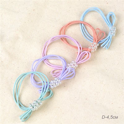 Резинка для волос / YIW-87 /уп 100/ (Голубой)