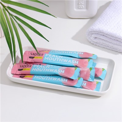 Ополаскиватель для рта в стиках со вкусом персика, 20 шт. по 10 мл