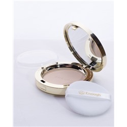 Пудра компактная с запасным блоком с солнцезащитным фактором Enough UV SPF 50-PA++, тон13